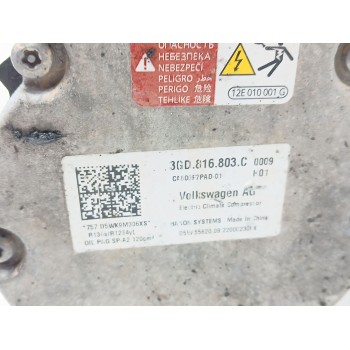 Recambio de compresor aire acondicionado para cupra formentor (km7) 1.4 e-hybrid referencia OEM IAM 3GD816803C  