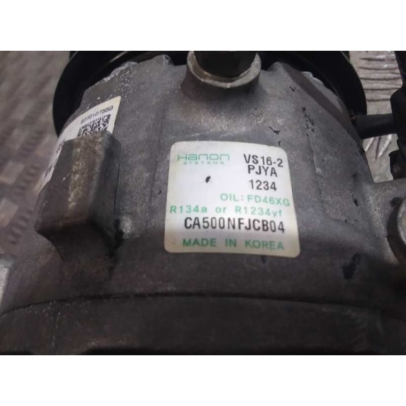 Recambio de compresor aire acondicionado para kia sportage 1.6 crdi cat referencia OEM IAM CA500NFJCB04 97701-D7550 