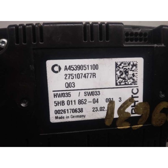 Recambio de mando climatizador para smart forfour basis (52kw) (453.042) referencia OEM IAM A4539051100  