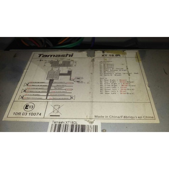 Recambio de sistema audio / radio cd para kia carnival ii 2.9 cdri ex referencia OEM IAM 10R0310074  