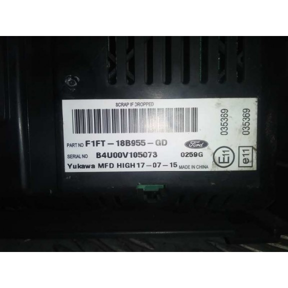 Recambio de pantalla multifuncion para ford focus lim. business referencia OEM IAM F1FT18B955GD PANTALLA 