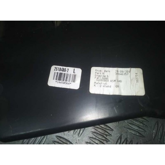 Recambio de guantera para opel astra k lim. 5türig dynamic referencia OEM IAM 25184862 39046757 