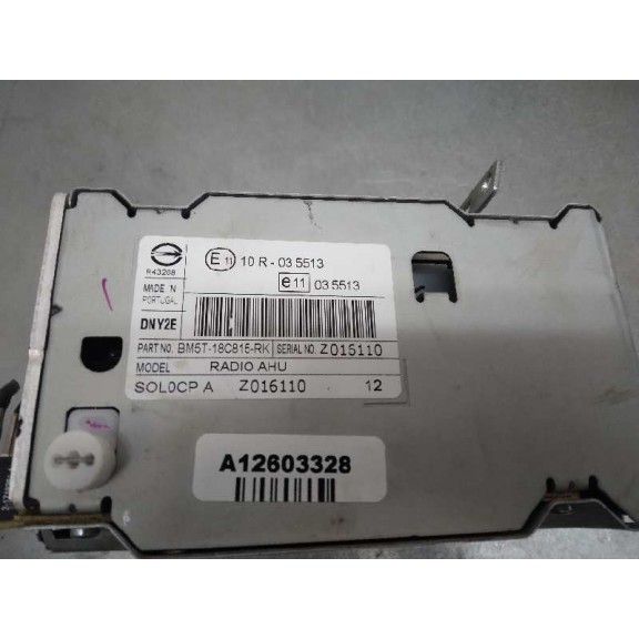 Recambio de sistema audio / radio cd para ford focus lim. (cb8) edition referencia OEM IAM BM5T18C815RK CAJA 