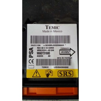 Recambio de centralita airbag para citroën c3 1.1 furio referencia OEM IAM 9660731680 9660731680 