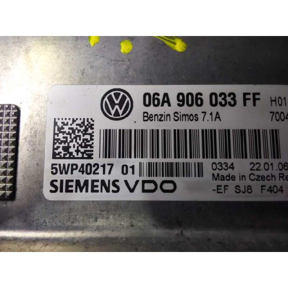 Recambio de centralita motor uce para seat leon (1p1) stylance / style referencia OEM IAM 06A906033FF  