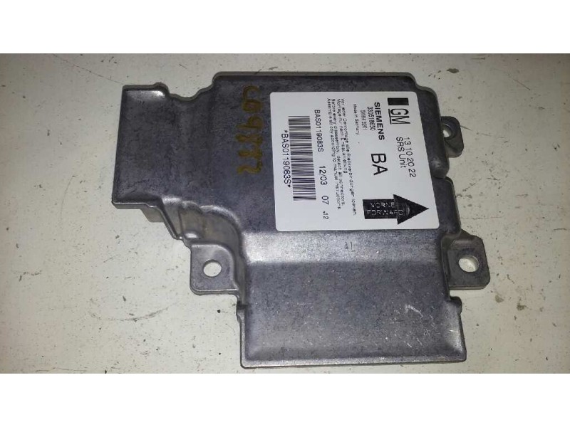 Recambio de centralita airbag para opel vectra c berlina comfort referencia OEM IAM 13102022 330518650 5WK43261 13102022 