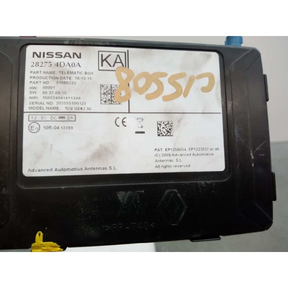 Recambio de modulo electronico para infiniti q50 2.2 diesel cat referencia OEM IAM 282754DA0A  