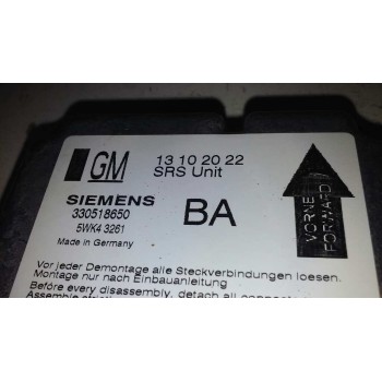 Recambio de centralita airbag para opel vectra c berlina comfort referencia OEM IAM 13102022 330518650 5WK43261 13102022 