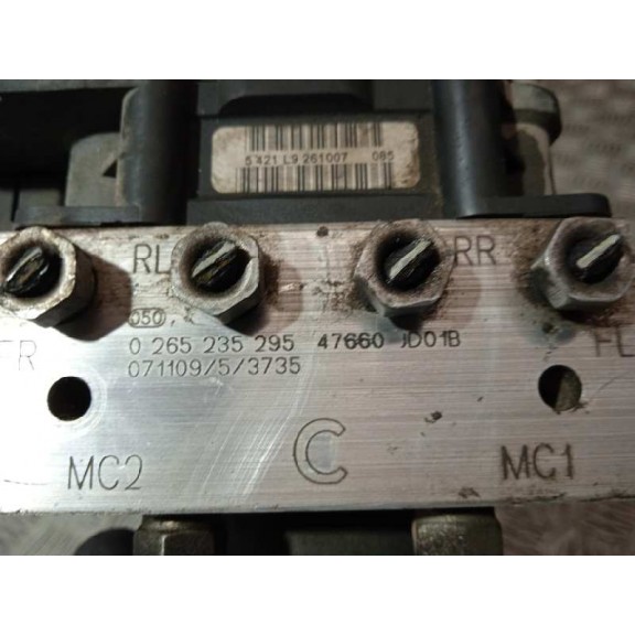 Recambio de abs para nissan qashqai (j10) acenta 4x4 referencia OEM IAM 47660JD01B 0265235295 0265950616