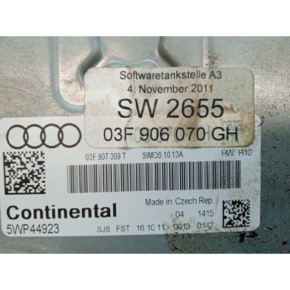 Recambio de centralita motor uce para audi a3 (8p) 1.2 16v tfsi referencia OEM IAM 03F906070GH 03F907309T 5WP44923
