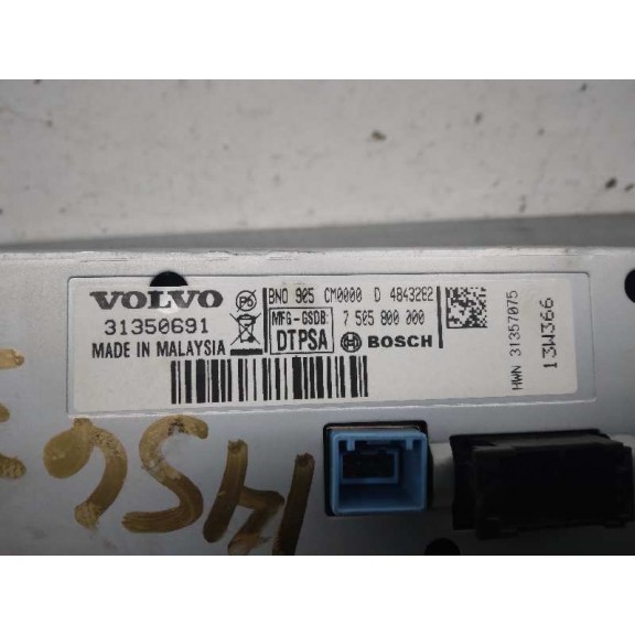 Recambio de pantalla multifuncion para volvo s60 lim. kinetic referencia OEM IAM 31350691  