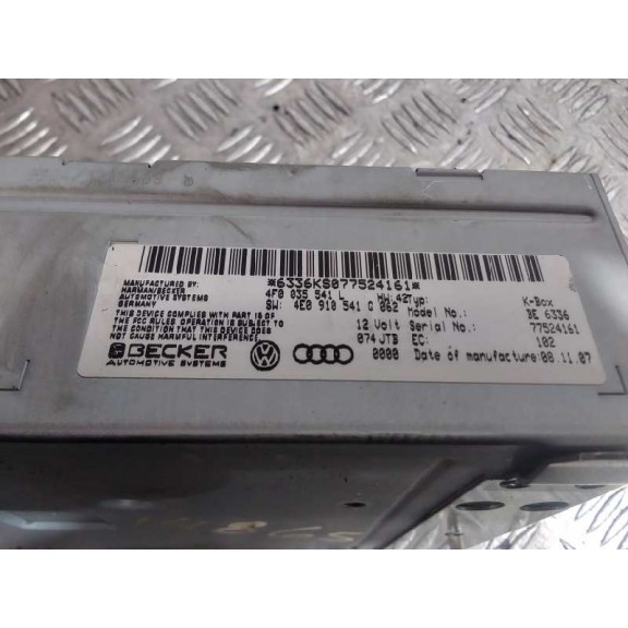 Recambio de modulo electronico para audi a5 coupe (8t) 2.7 tdi referencia OEM IAM 4F0035541L  