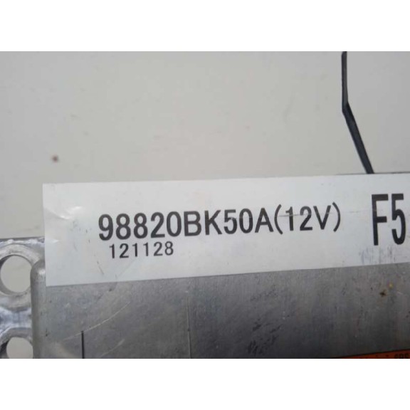 Recambio de kit airbag para nissan qashqai (j10) acenta referencia OEM IAM 98820BK50A CUPULA ROZADA SIN CINTURONES