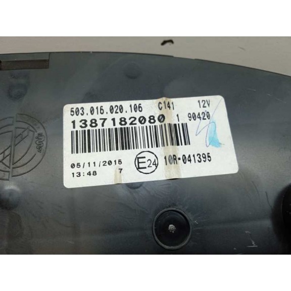 Recambio de cuadro instrumentos para fiat ducato furgón 30 130 (rs: 3000 mm) (l1h1) referencia OEM IAM 1387182080  
