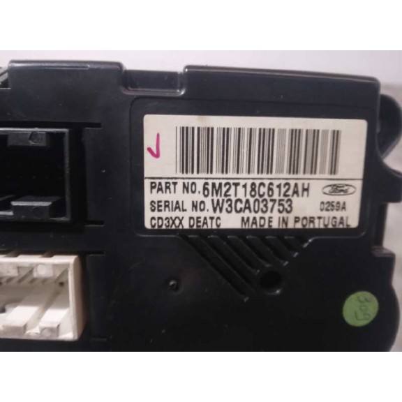 Recambio de mando climatizador para ford s-max (ca1) trend referencia OEM IAM 6M2T18C612AH  