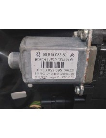 Recambio de elevalunas trasero izquierdo para peugeot 308 cc (2009) sport referencia OEM IAM 9681903380 0130822395 5 CABLES 2