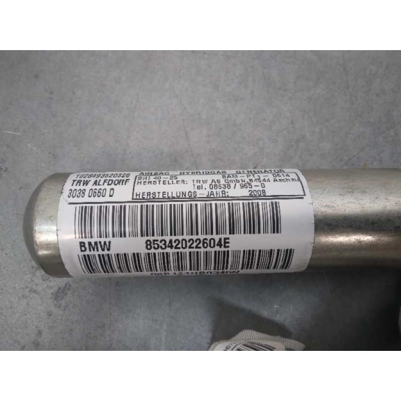 Recambio de airbag cortina delantero derecho para bmw x3 (e83) 2.0d referencia OEM IAM 85342022604E  