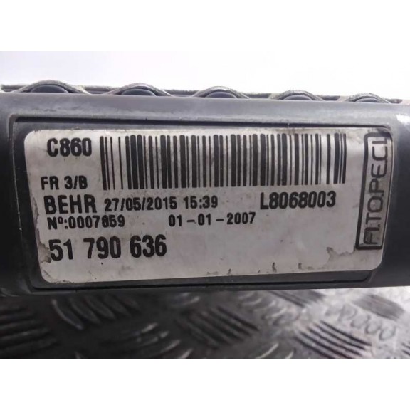 Recambio de radiador agua para fiat qubo (300) dynamic referencia OEM IAM 51790636  