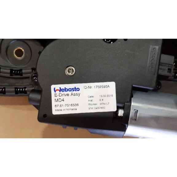 Recambio de techo electrico para bmw serie m2 coupe (f87) basis referencia OEM IAM 7290635 67617316536 