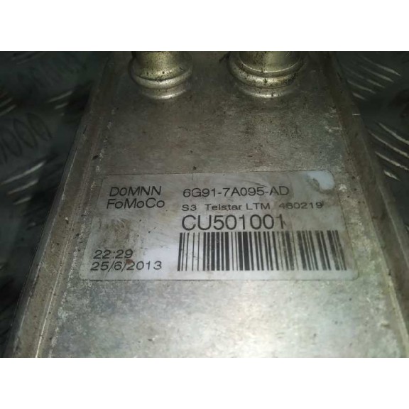 Recambio de enfriador aceite motor para land rover evoque dynamic referencia OEM IAM 6G917A095AD  