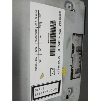 Recambio de sistema audio / radio cd para peugeot 3008 premium referencia OEM IAM 9666959577  