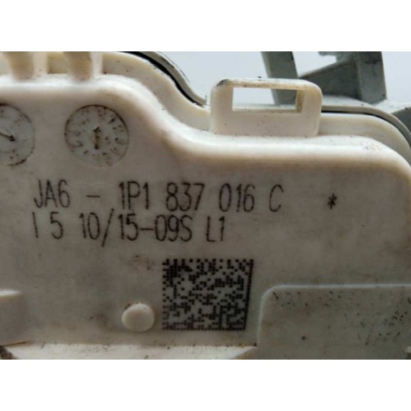 Recambio de cerradura puerta delantera derecha para seat altea (5p1) stylance / style referencia OEM IAM 1P1837016C  6 PINS