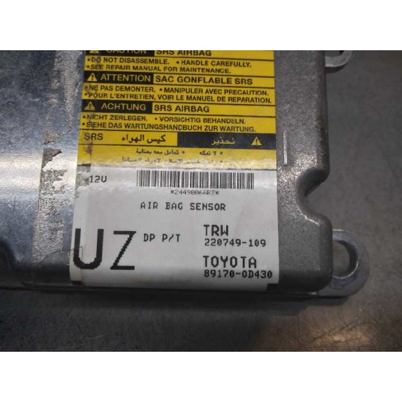 Recambio de centralita airbag para toyota yaris active referencia OEM IAM 891700D430 220749109 