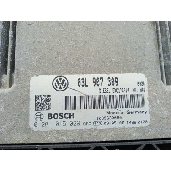 Recambio de centralita motor uce para volkswagen golf vi (5k1) 2.0 tdi referencia OEM IAM 03L907309 0281015029 