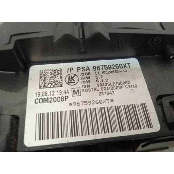 Recambio de mando multifuncion para peugeot 508 2.0 16v hdi fap referencia OEM IAM 96759260XT  