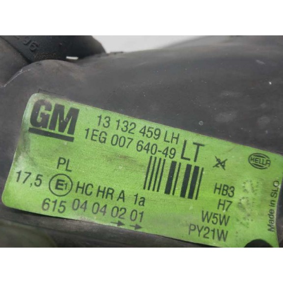 Recambio de faro izquierdo para opel astra g coupé 2.2 dti edition referencia OEM IAM 13132459LH 148437 