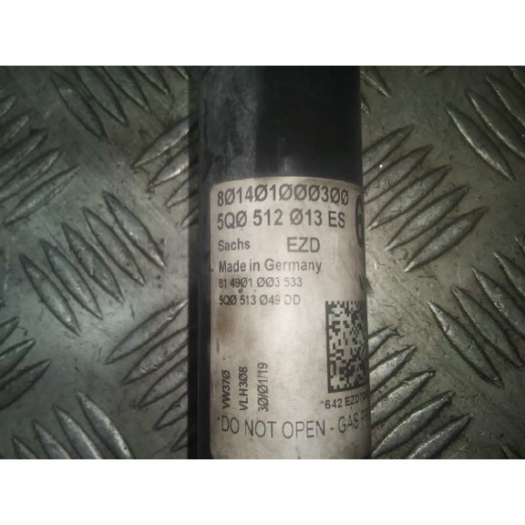 Recambio de amortiguador trasero izquierdo para seat leon (5f1) style visio edition referencia OEM IAM 5Q0512013ES  