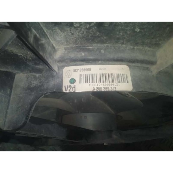 Recambio de electroventilador para renault twingo acces referencia OEM IAM 8200369312  
