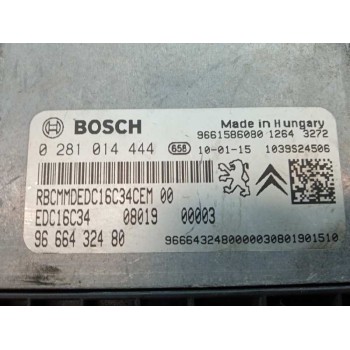 Recambio de centralita motor uce para peugeot bipper básico referencia OEM IAM 9666432480 0281014444 