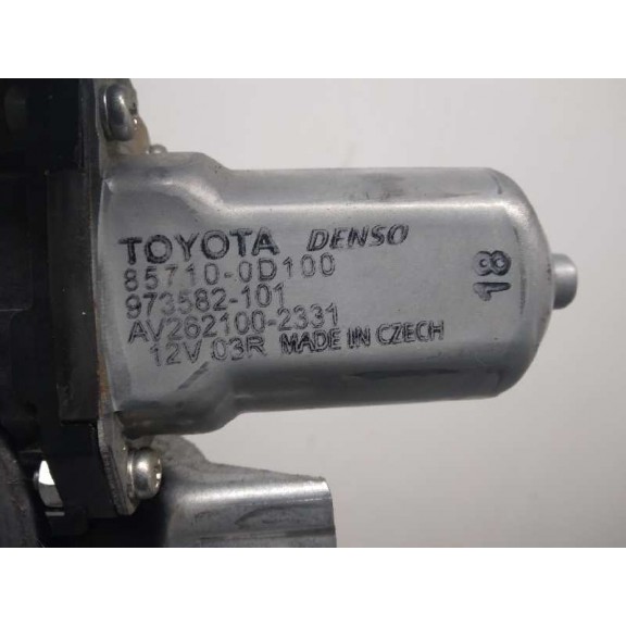 Recambio de elevalunas delantero derecho para toyota yaris active referencia OEM IAM 857100D100 973582101 5P 2 CABLES