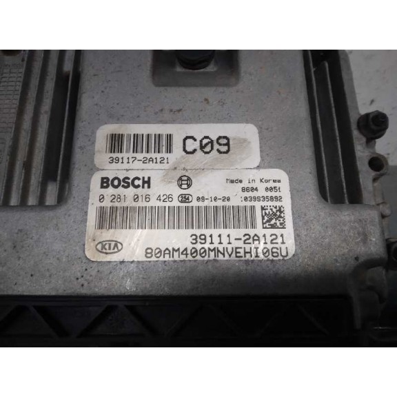 Recambio de centralita motor uce para kia soul 1.6 crdi cat referencia OEM IAM 0281016426 391112A121 