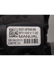 Recambio de potenciometro pedal para ford fiesta (ccn) trend referencia OEM IAM 6PV00951720 8V219F836AB 6 PINES 2