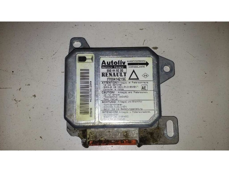 Recambio de centralita airbag para renault laguna (b56) 2.0 d rn (b56f/g) referencia OEM IAM 6255C501284 6255C501284 