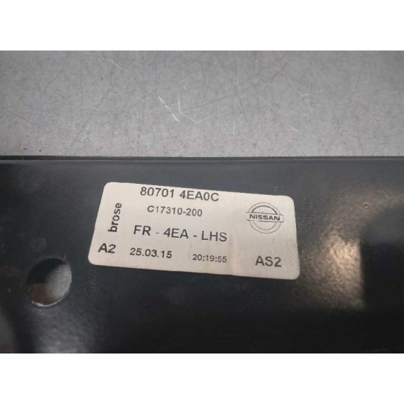Recambio de elevalunas delantero izquierdo para nissan qashqai (j11) tekna premium referencia OEM IAM 807014EA0C ELÉCTRICO 6 PIN