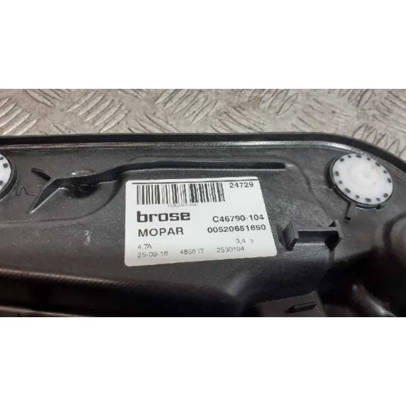 Recambio de elevalunas trasero derecho para jeep renegade sport 4x2 referencia OEM IAM C46790104  