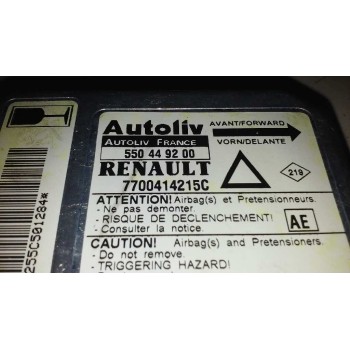 Recambio de centralita airbag para renault laguna (b56) 2.0 d rn (b56f/g) referencia OEM IAM 6255C501284 6255C501284 