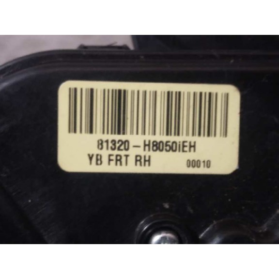 Recambio de cerradura puerta delantera derecha para kia stonic (ybcuv) drive referencia OEM IAM 81320H8050IEH 4 PINES 