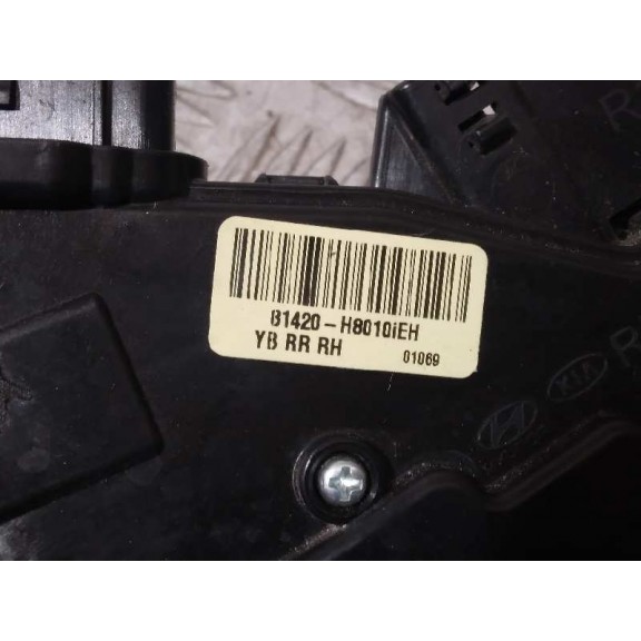 Recambio de cerradura puerta trasera derecha para kia stonic (ybcuv) drive referencia OEM IAM 81420H8010IEH 4 PINES 