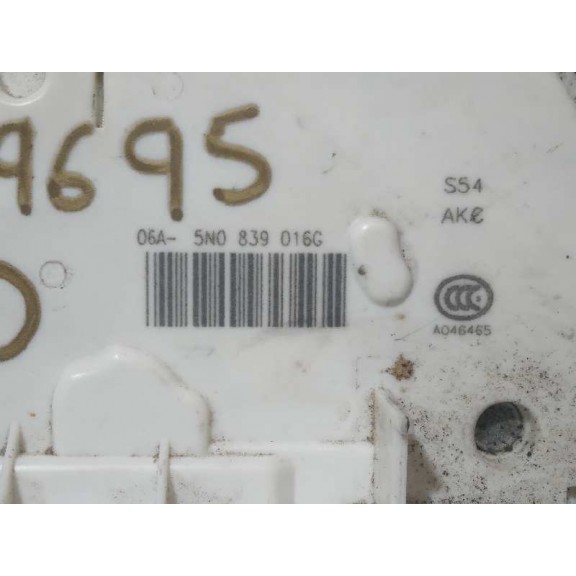 Recambio de cerradura puerta trasera derecha para volkswagen tiguan (5n2) advance bluemotion referencia OEM IAM 5N0839016G 6 PIN