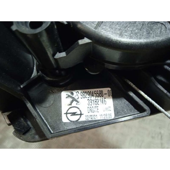 Recambio de elevalunas trasero derecho para opel corsa f 1.2 referencia OEM IAM 9829045580 9829045280 6 PINS