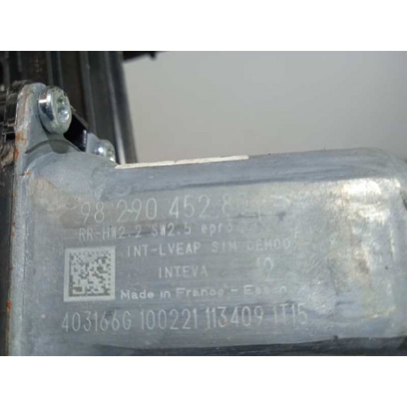 Recambio de elevalunas trasero derecho para opel corsa f 1.2 referencia OEM IAM 9829045580 9829045280 6 PINS