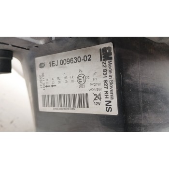 Recambio de faro derecho para opel insignia a sedán (g09) 2.0 cdti (69) referencia OEM IAM 22831927rh  