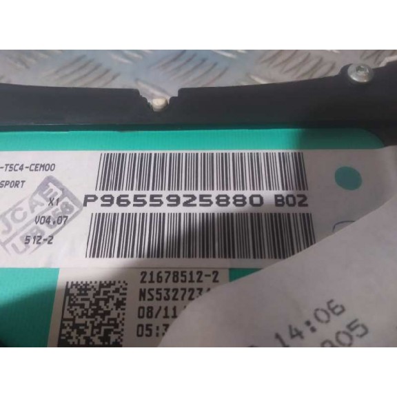 Recambio de cuadro instrumentos para peugeot 307 cc (s2) sport referencia OEM IAM P9655925880 9655925880 