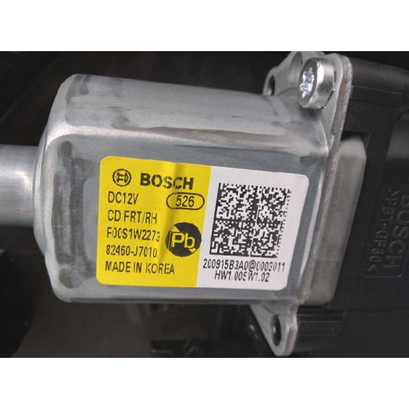 Recambio de elevalunas delantero derecho para kia ceed gt referencia OEM IAM 82480J7060 ELÉCTRICO 6 PINES 82460J7010