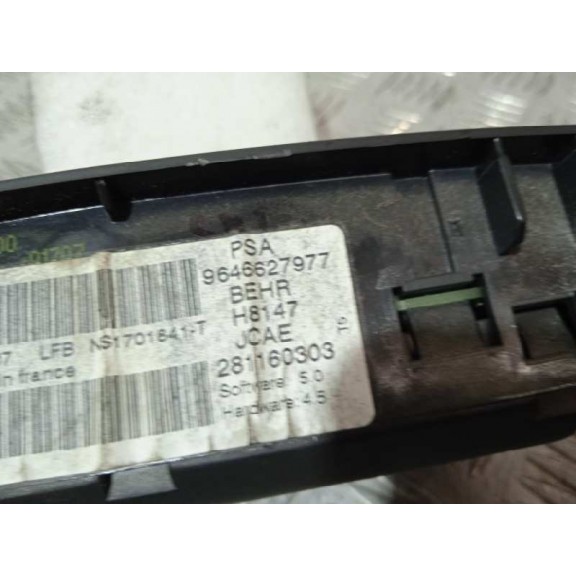 Recambio de mando climatizador para peugeot 307 cc (s2) básico referencia OEM IAM 9646627977  