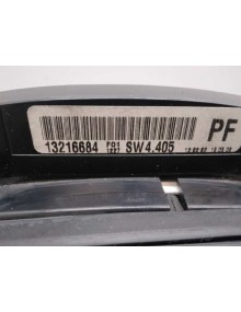 Recambio de cuadro instrumentos para opel zafira b cosmo referencia OEM IAM 13216684   2